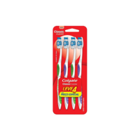 Colgate Escova De Dente Classic Clean Macia 4 Unidades | Cores Sortidas