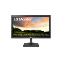 Monitor PC LG 19.5'' 20MK400H-B LED HD HDMI VGA (D-Sub) 75Hz 2ms(GtG) Ajuste de Inclinação Reader Mode