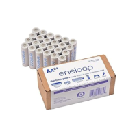 Baterias recarregáveis pré-carregadas Ni-MH de 2100 ciclos Panasonic BK-3MCA24/CA eneloop AA pacote com 24