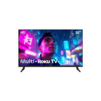 Smart Tv Multi 32  Dled Hd Roku Wi-fi Preto