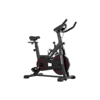 Bicicleta Ergométrica Para Spinning Mecanica 6kg Odin Fit Cor Preto e Vermelho