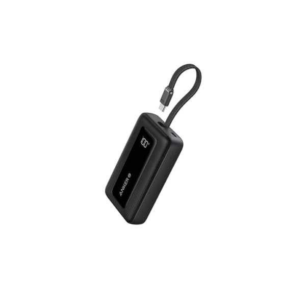 Anker Power Bank, Carregador Portátil 10.000mAh com 30W, USB-C Entrada e Saída para Carregamento Rápido, Bateria Essencial para Viagem, para iPhone Série 16/15, iPad, MacBook, Galaxy, Google e mais.