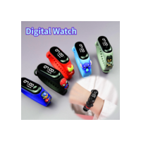 Relogio Digital Infantil A Prova D'água Pulseira Esportiva LED Relógio Eletrônico Crianças /Meninos/ Meninas