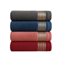 KIT 4 Toalhas de Rosto Luxo 100% Algodão 45x70cm | Alta Absorção | Macia, Felpuda - QUASAR