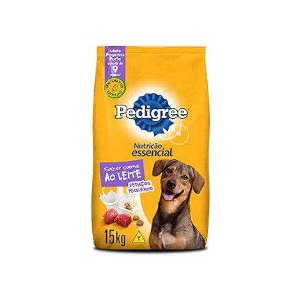 Ração Pedigree Nutrição Essencial Carne Ao Leite Para Cães Adultos 15kg