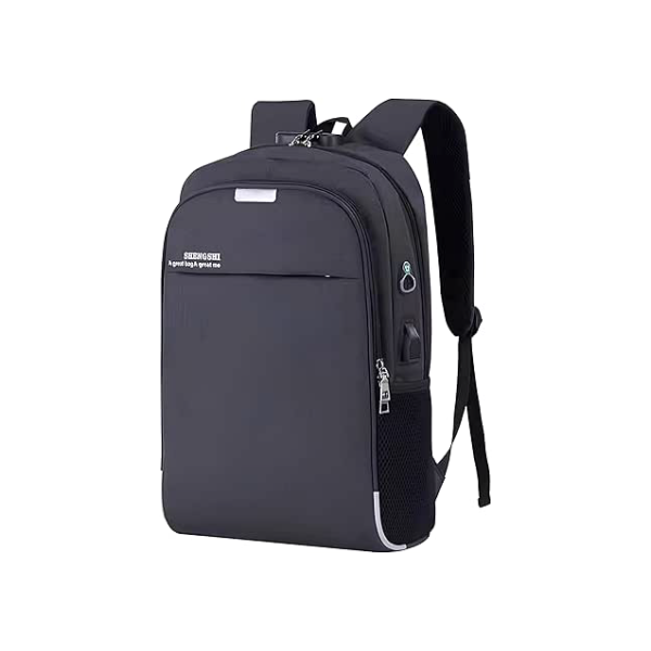 Mochila Executiva Masculina para Notebook até 15.6” - com Entrada USB e Passa-fio para fone – Ideal para Faculdade, Trabalho e Viagens – Antifurto, Resistente e Confortável