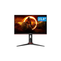 Monitor Gamer AOC 24" Full HD HDMI 165Hz 1ms 24G2S/BK com Ajuste de Altura