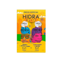Salon Line, Kit Shampoo e Condicionador Infantil, Hidra Multy, Vegano - Todos os Tipos de Cabelos, 300 ml cada