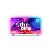 Smart TV 75" 4K 120 Hz Philips THE ONE 75PUG8808/78, Google TV, Ambilight, P5, DTS Play-Fi, Freesync, Dolby Vision Atmos, 50W RMS 2.1