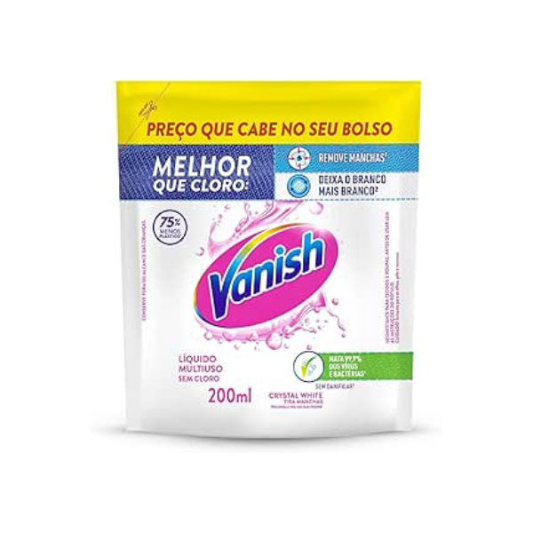 tira manchas vanish gel whit 200ml sache