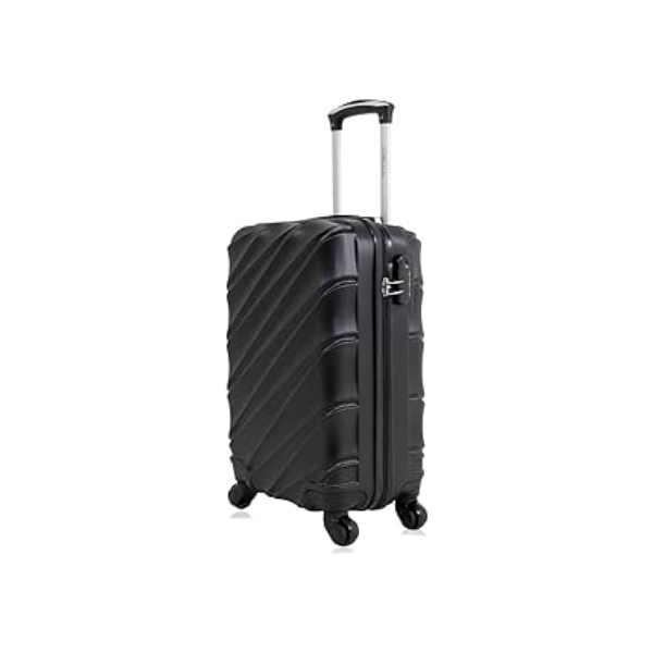 Mala de Viagem, Havana, Swiss Move, De Bordo, Pequena, 4 Rodas - Preta