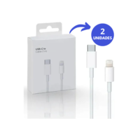 Kit 2 Cabos De IPhone Turbo Lightning Usb-c 1 Metro