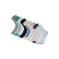 Kit 9 Pares Meias Infantil Bebê Rn Algodão Cano Médio Mash