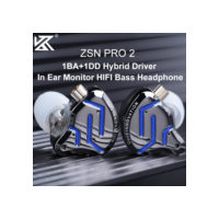 Kz zsn pro 2 1ba + 1dd driver híbrido no ouvido fone de ouvido alta fidelidade graves monitor metal fone esporte fone intercambiável earph