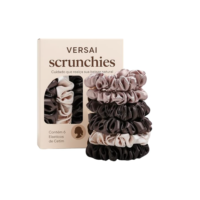 Kit Xuxinhas Antifrizz Cabelo Sortidas Cetim 6pçs Cores Diversas