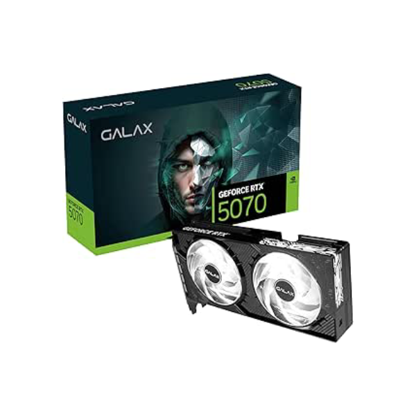 Placa de Video GALAX GeForce RTX 5070 2X 1-CLICK OC 12GB GDDR7 192BITS - 57NON7MDBROC