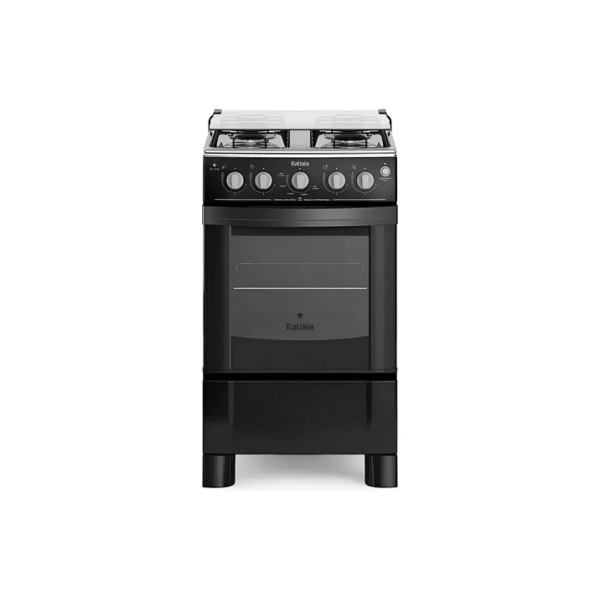 Fogão 4 Bocas A Gás Itatiaia Star Ng Preto Bivolt