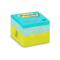 Post-it, 3M, Bloco de Notas Adesivas, Cubo Verde, 47,6mm x 47,6mm, 400 folhas