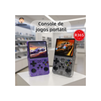 Console Portátil R36S + de 15.000 Jogos Vídeo Game 64g Linux Tela IPS 3.5 Polegadas