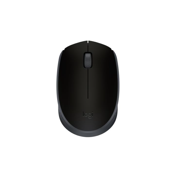 Mouse sem fio Logitech M170 com Design Ambidestro Compacto, Conexão USB e Pilha Inclusa - Preto