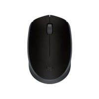 Mouse sem fio Logitech M170 com Design Ambidestro Compacto, Conexão USB e Pilha Inclusa - Preto