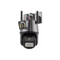 Camera EKS P11 Wifi Segurança 6 mp 4k Lente Dupla Vigilância Cor Preto
