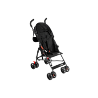 Carrinho De Bebê Passeio Guarda Chuva Styll Baby Preto