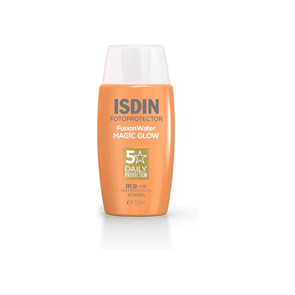 ISDIN Protetor Solar Facial Fusion Water Magic Glow FPS 30-50ml