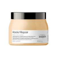 L'Oréal Professionnel Máscara Capilar Absolut Repair, Tratamento Capilar Proteico Para Nutrição Profunda, Hidrata, Repara Danos e Acrescenta Brilho, Para Cabelos Secos e Danificados, 500g