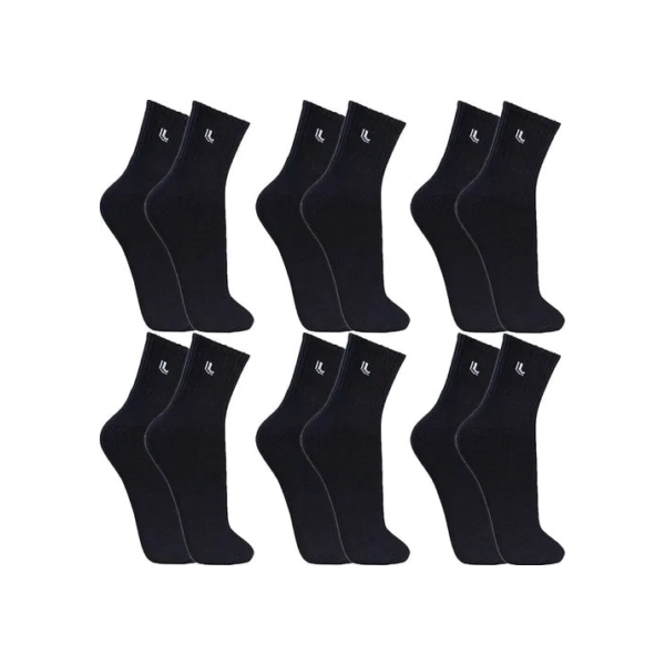 Kit 6 Pares Meia Lupo Cano Médio Masculina Atacado Original