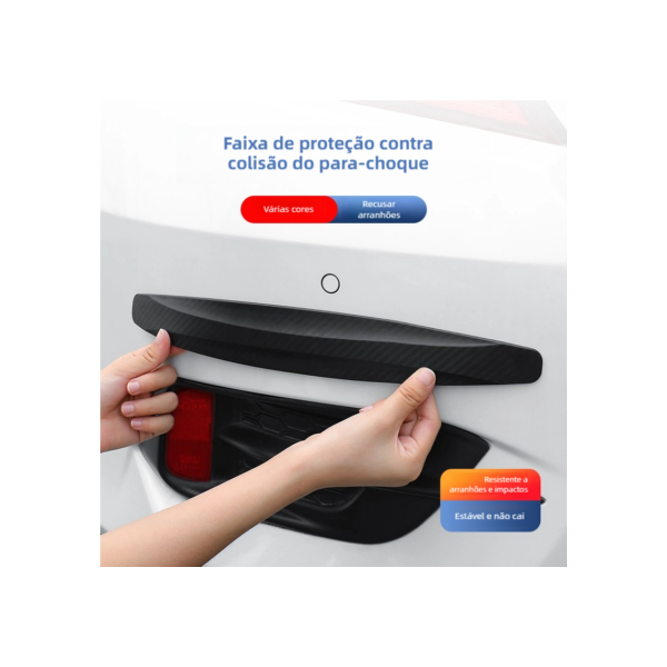 Novo 2pçs Protetor De Pára-Choques Para Carro Canto Tiras Arranhões Lâmina Anticolisão Acessórios Automáticos