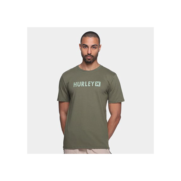 Camiseta Hurley Masculina - Verde Militar