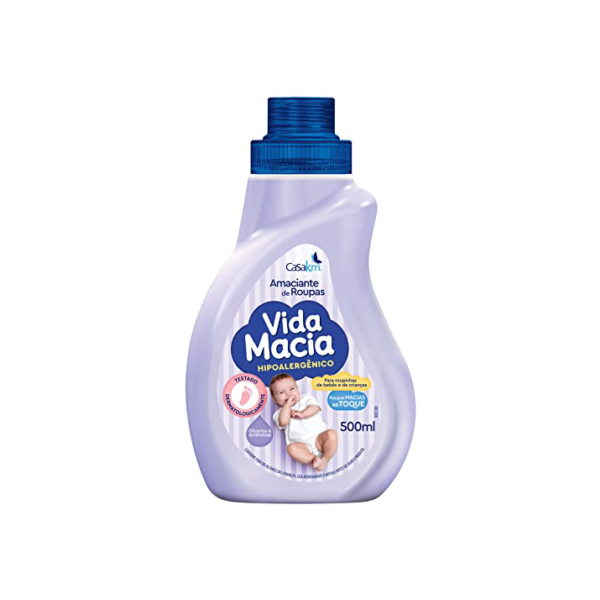 Casa Km Amaciante Vida Macia Glicerina & Amêndoas 500Ml
