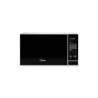 Micro-ondas 20l Branco Porta Preta Minuto Fácil Midea