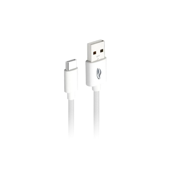 Cabo USB-USB C C3Plus, 2Metros, Branco, 2A, Cb-C21Wh
