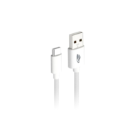 Cabo USB-USB C C3Plus, 2Metros, Branco, 2A, Cb-C21Wh