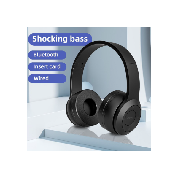 Fone De Ouvido Bluetooth Extra Baixo Sem Fio Com Microfone E Controle De Volume