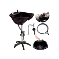 Lavatório De Cabelo Portátil Cuba Móvel Salão Beleza + Ducha