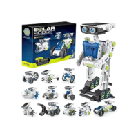 Conjunto de Brinquedos de Robôs de Construção Solar 12 em 1 – Um Brinquedo STEM para Crianças de 8 a 14 Anos