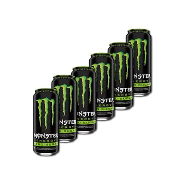 Pack de Monster Energy Zero Açucar - 6 unidades de 473ml