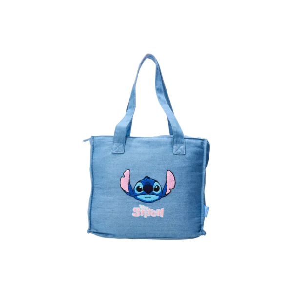 Bolsa Feminina Jeans Sintética Moda Stitch