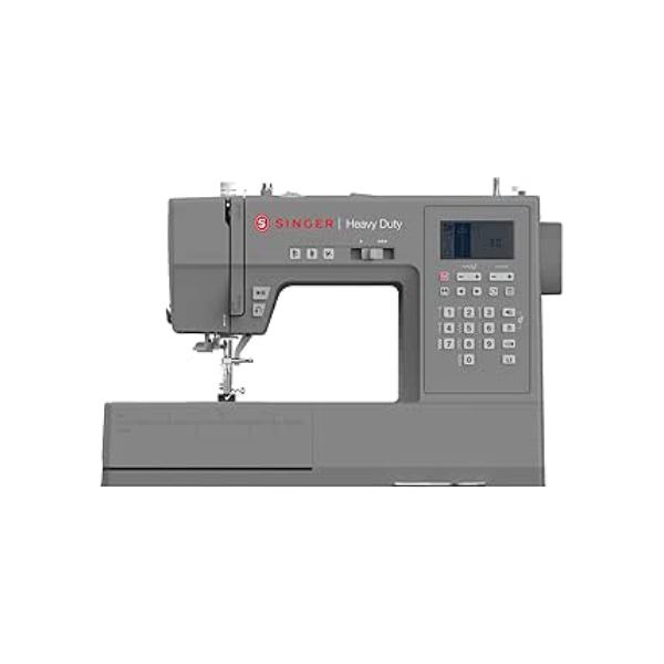 Singer HD6805 Máquina de Costura Eletrônica | 300 Pontos, 2 Fontes de letras costuradas, Tela LCD, Botão Start/Stop, Corte de Linha | Braço Livre, Iluminação em LED, DROP & SEW, Bivolt