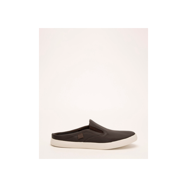 tênis mule slip on oneself marrom