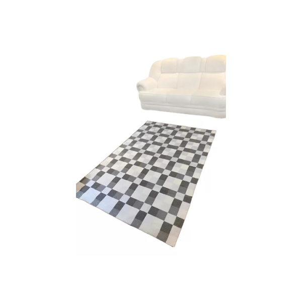 Tapete Para Sala E Para Quarto Emborrachado Jacquard 1,4x2,0