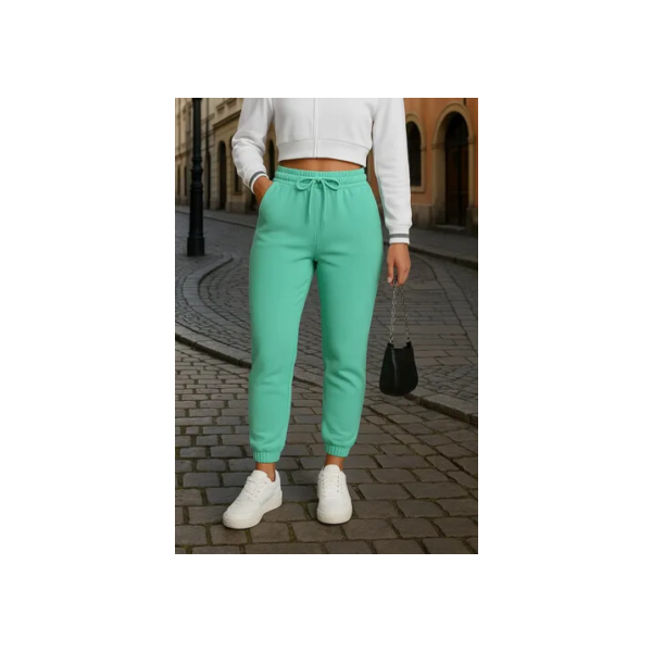 Calca Jogger Calça Moletom Feminino Flanelada Blogueira Fash