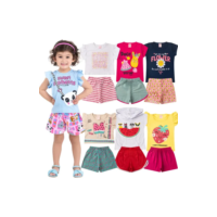 Kit 5 Conjuntos Femininos Roupas Infantil Menina Atacado