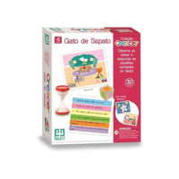 Nig Brinquedos Jogo Educativo Madeira Crescer Gato de Sapato