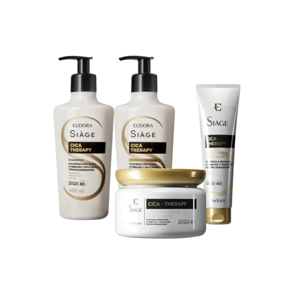 Eudora Siàge Kit Cica-therapy Cronograma Capilar Completo