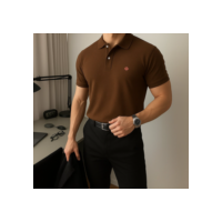 Camisa Gola Polo Social Masculina Algodão Executiva Envio Rápido