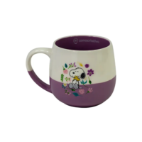 Caneca Maggie Snoopy Floral Presente 400ml Cerâmica